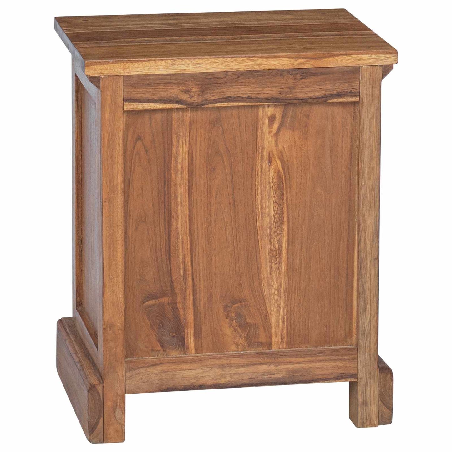 Nattbord med skuff Naturlig 40 x 30 x 50 cm Massivt Teaktre