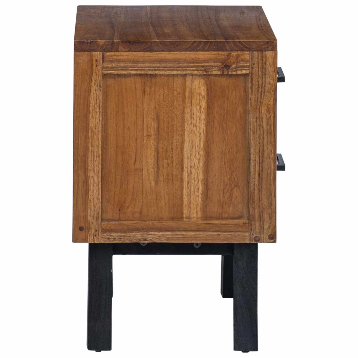 Nattbord med skuff Naturlig 40 x 35 x 55 cm Massivt Teaktre