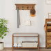 Vegghengt kleshenger Naturlig 70 x 10 x 20 cm Massivt Teaktre
