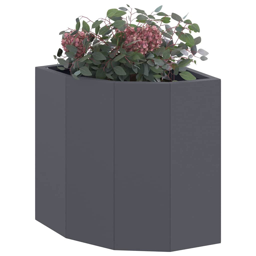 Hjørne Plante Antrasitt 30 x 30 x 35 cm Stål