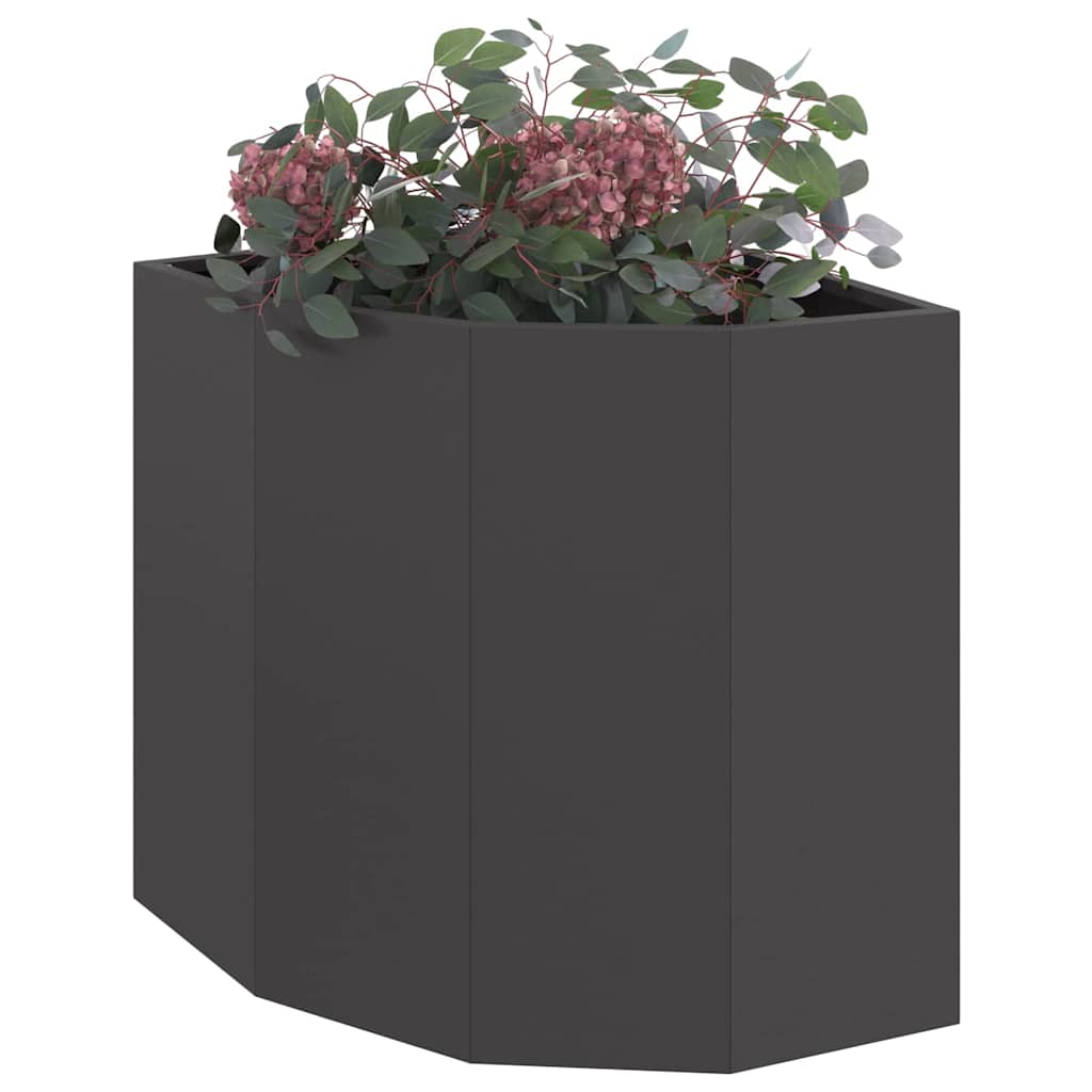 Hjørne Plante Svart 45 x 45 x 50 cm Stål