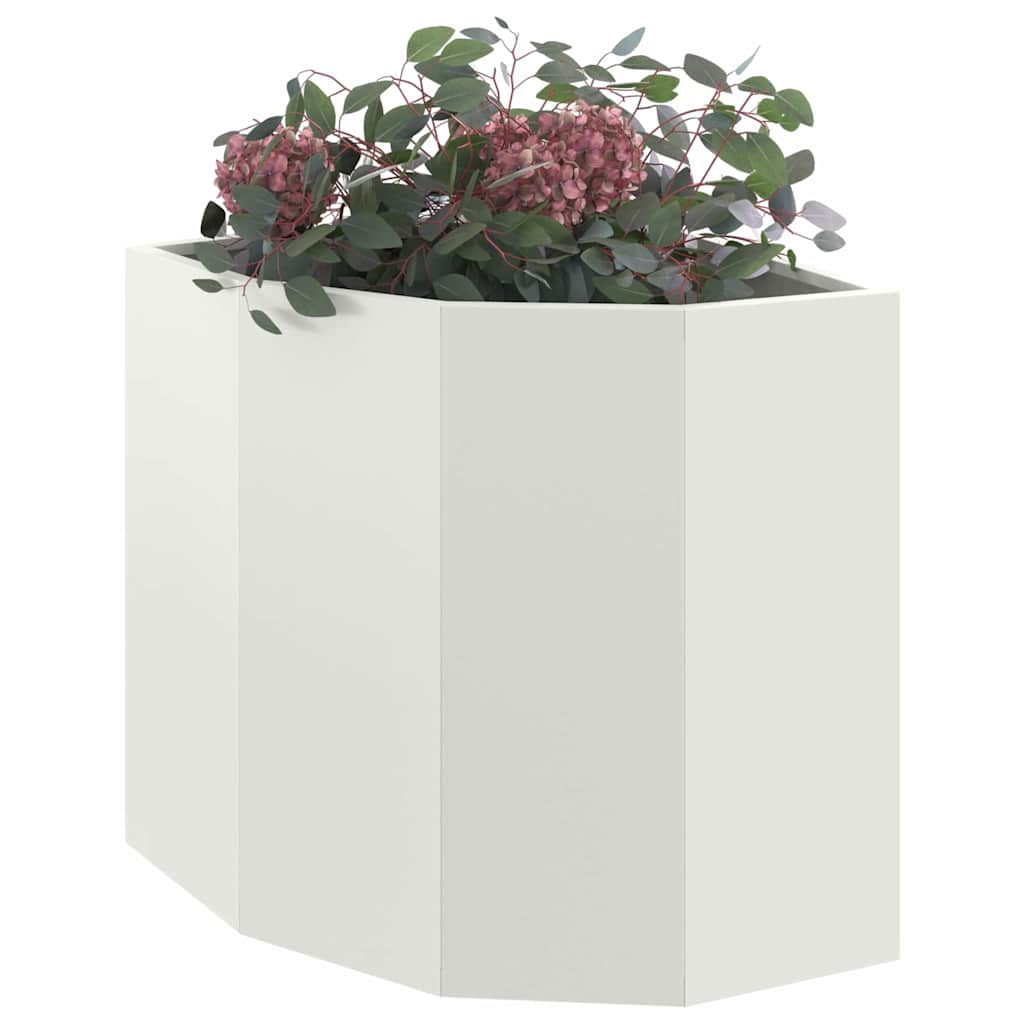 Hjørne Plante Hvit 45 x 45 x 50 cm Stål