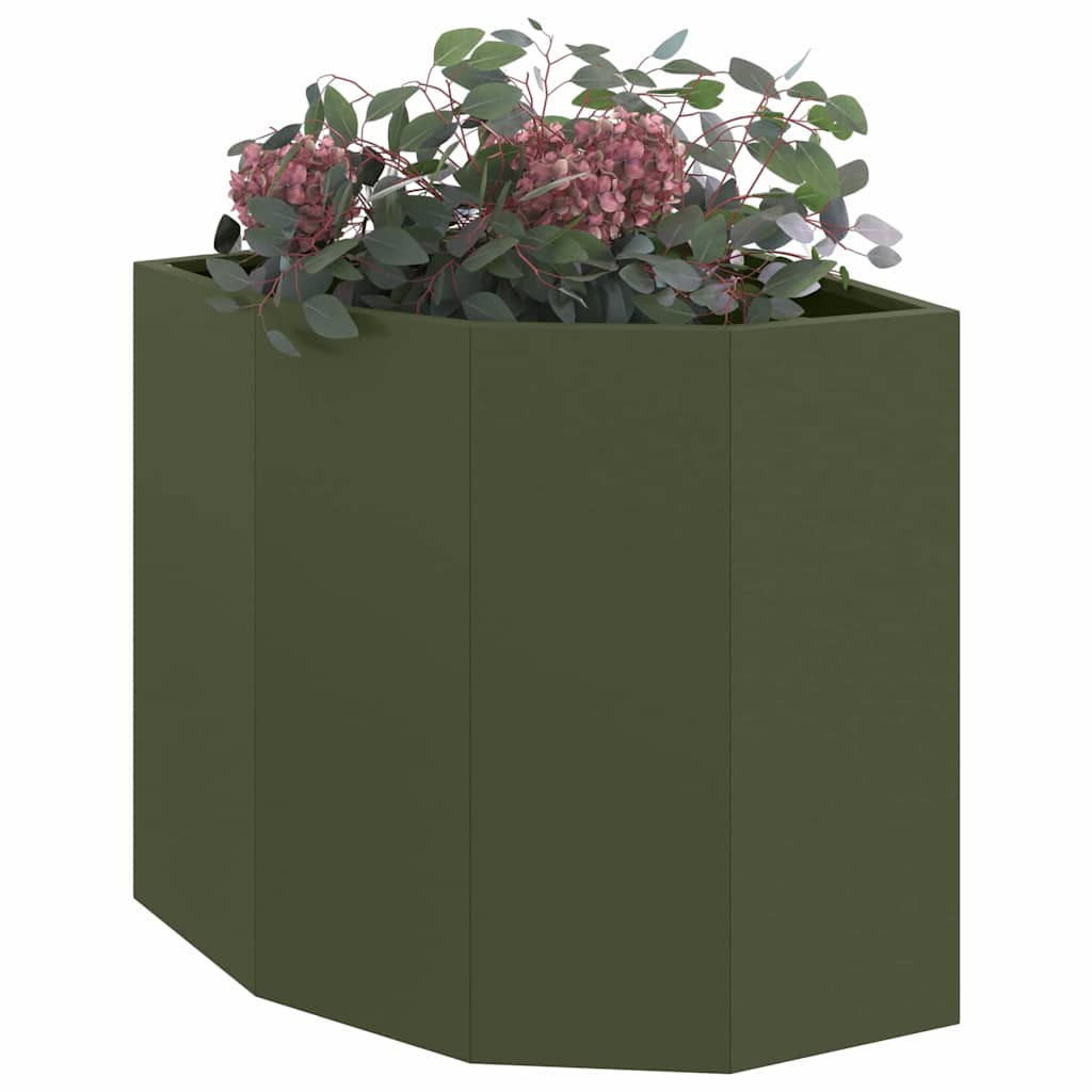Hjørne Plante Olivengrønn 45 x 45 x 50 cm Stål
