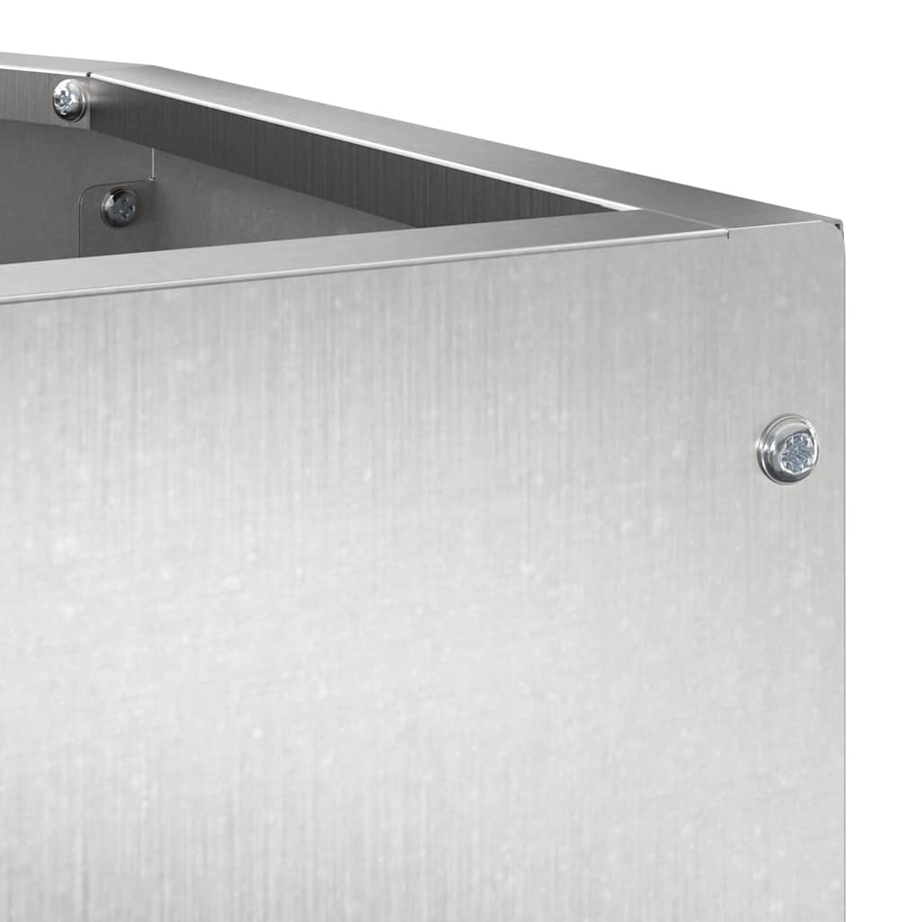 Hjørne Plante sølv 45 x 45 x 50 cm Rustfritt stål