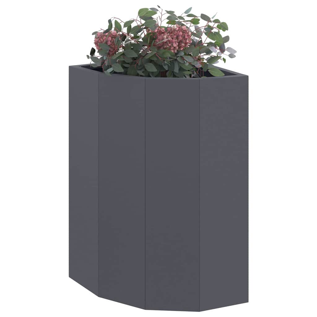 Hjørne Plante Antrasitt 30 x 30 x 50 cm Stål