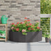 Plantekassed Svart 120 x 60 x 35 cm Stål