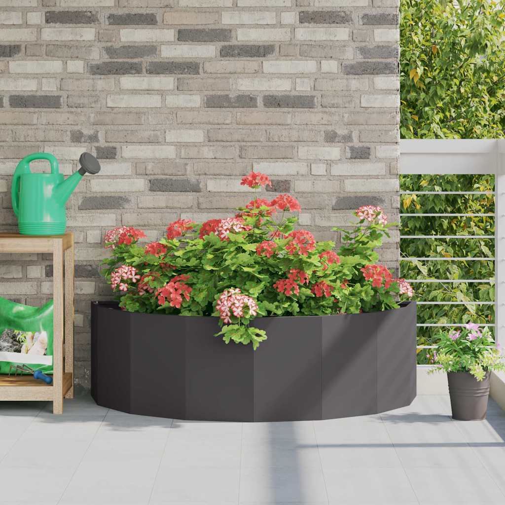 Plantekassed Svart 120 x 60 x 35 cm Stål