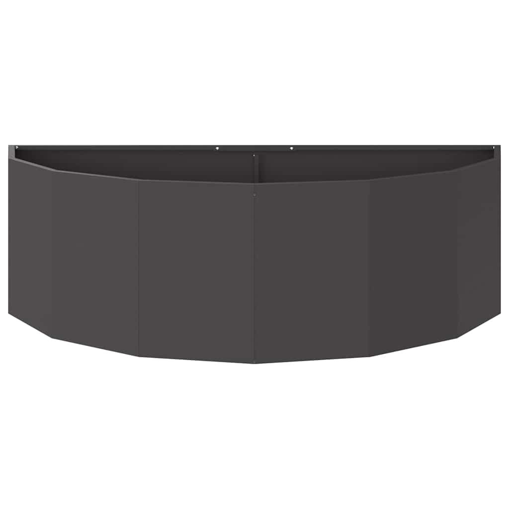 Plantekassed Svart 120 x 60 x 35 cm Stål
