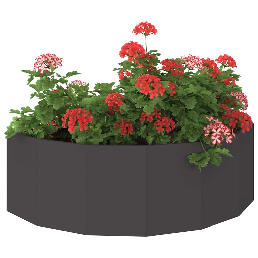 Plantekassed Svart 120 x 60 x 35 cm Stål