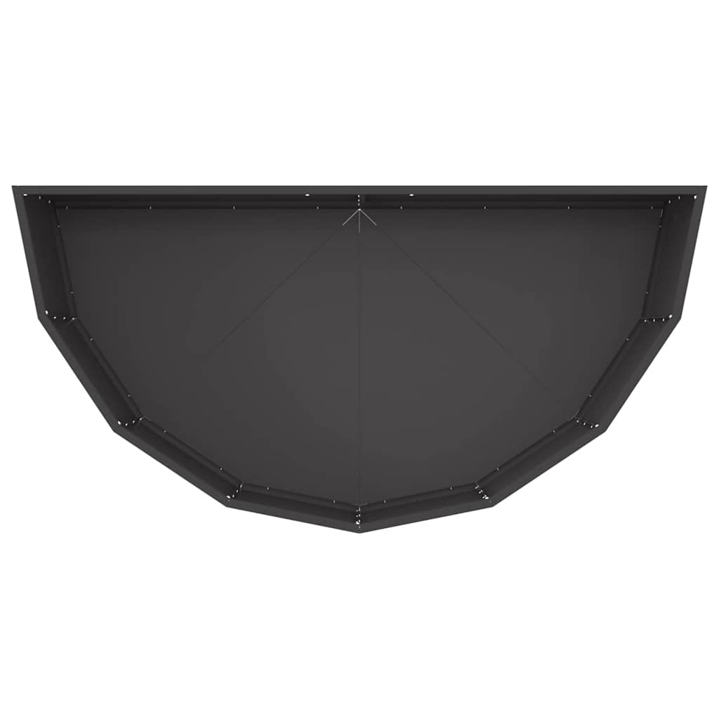 Plantekassed Svart 120 x 60 x 35 cm Stål