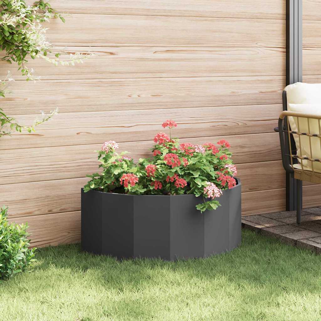 Plantekassed Svart 90 x 45 x 35 cm Stål
