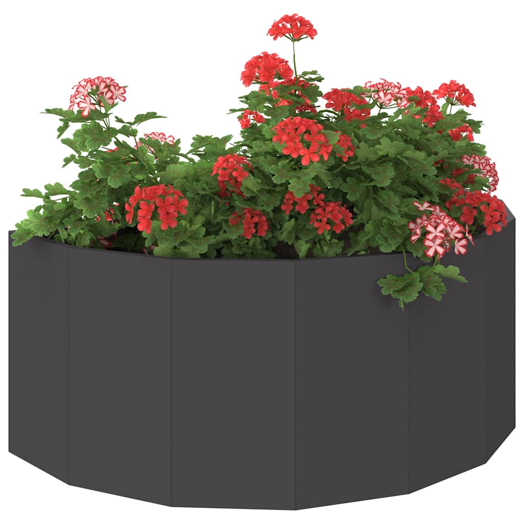 Plantekassed Svart 90 x 45 x 35 cm Stål