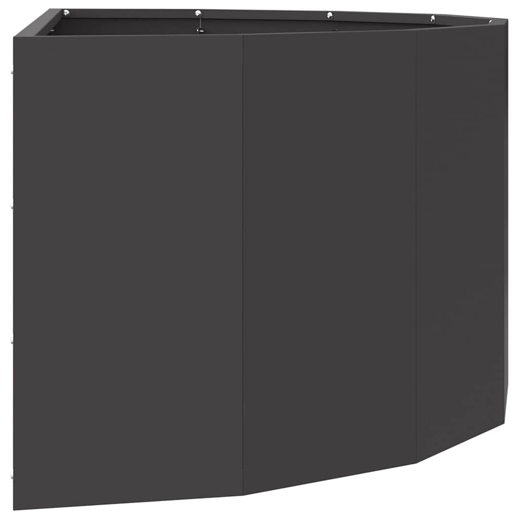 Plantekassed Svart 90 x 45 x 35 cm Stål