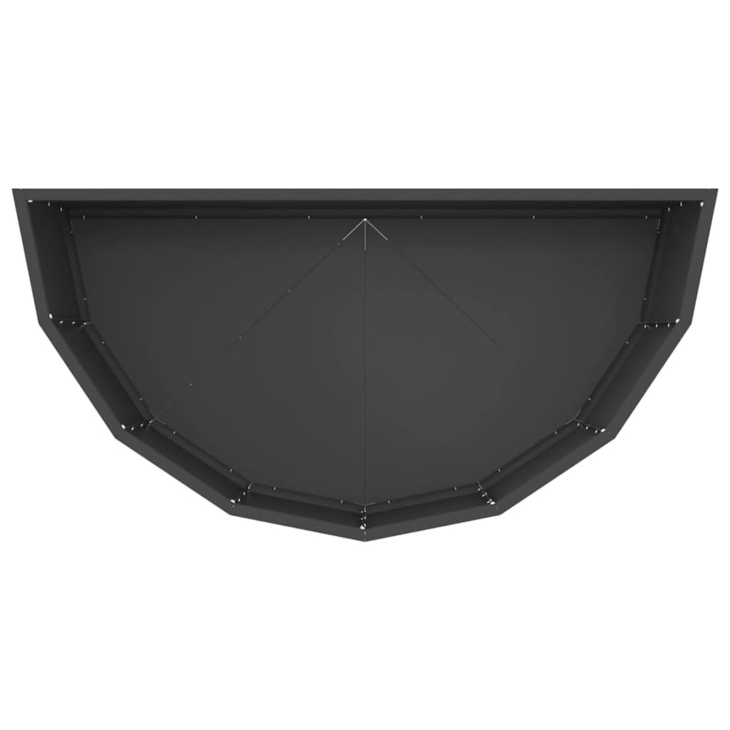 Plantekassed Svart 90 x 45 x 35 cm Stål