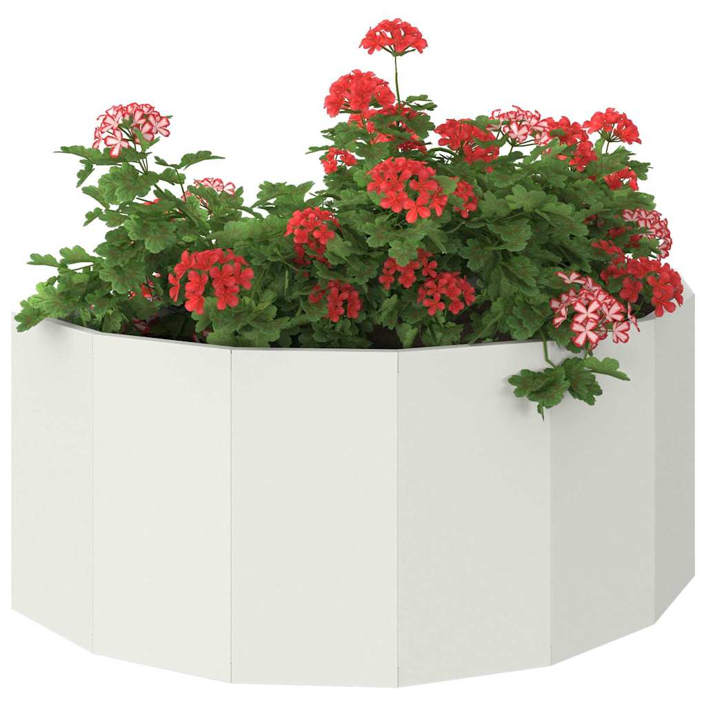 Plantekassed Hvit 90 x 45 x 35 cm Stål
