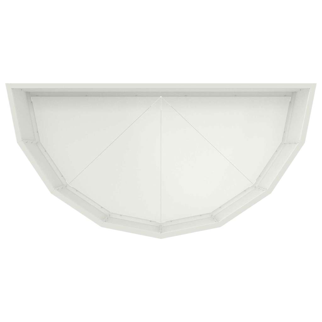 Plantekassed Hvit 90 x 45 x 35 cm Stål