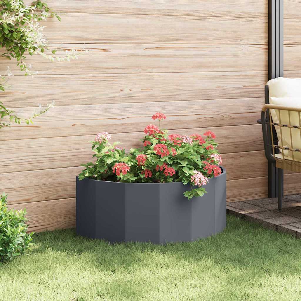 Plantekassed Antrasitt 90 x 45 x 35 cm Stål