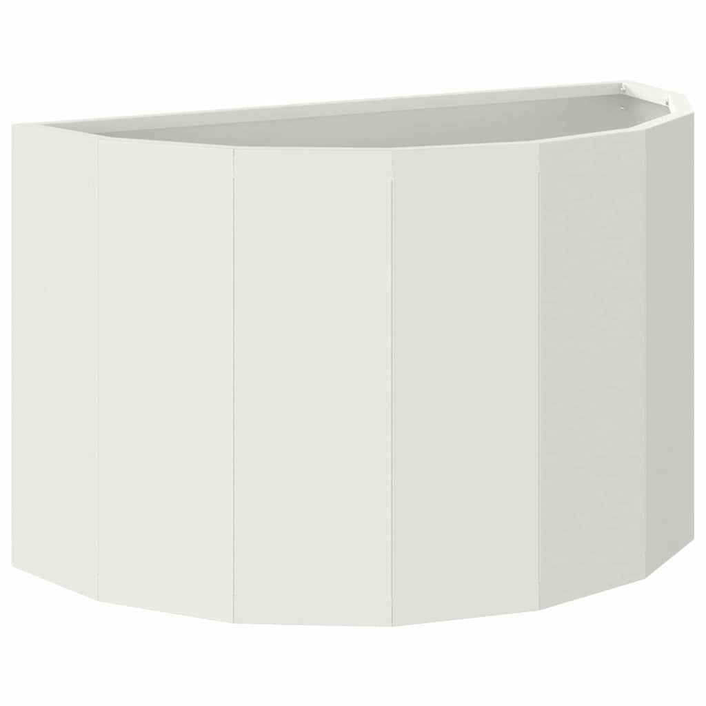 Plantekassed Hvit 60 x 30 x 35 cm Stål