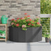 Plantekassed Svart 120 x 60 x 50 cm Stål