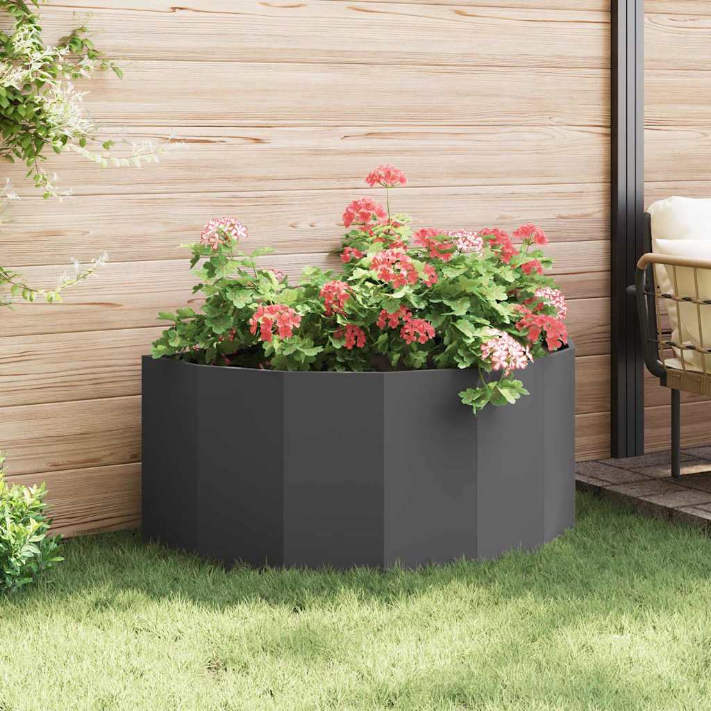 Plantekassed Svart 120 x 60 x 50 cm Stål