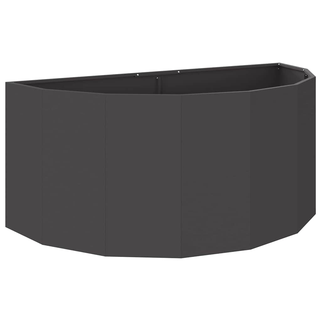 Plantekassed Svart 120 x 60 x 50 cm Stål