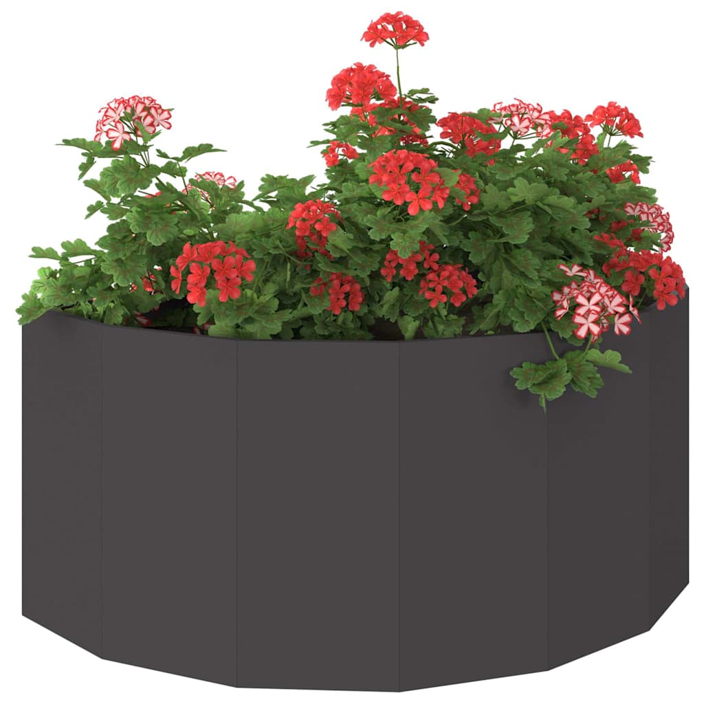 Plantekassed Svart 120 x 60 x 50 cm Stål