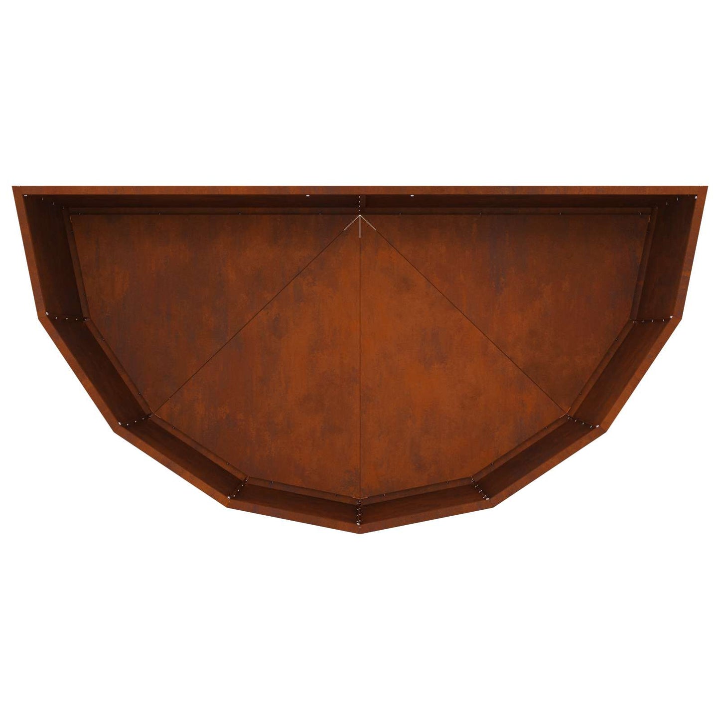 Plantekassed Rusten 120 x 60 x 50 cm Cortenstål