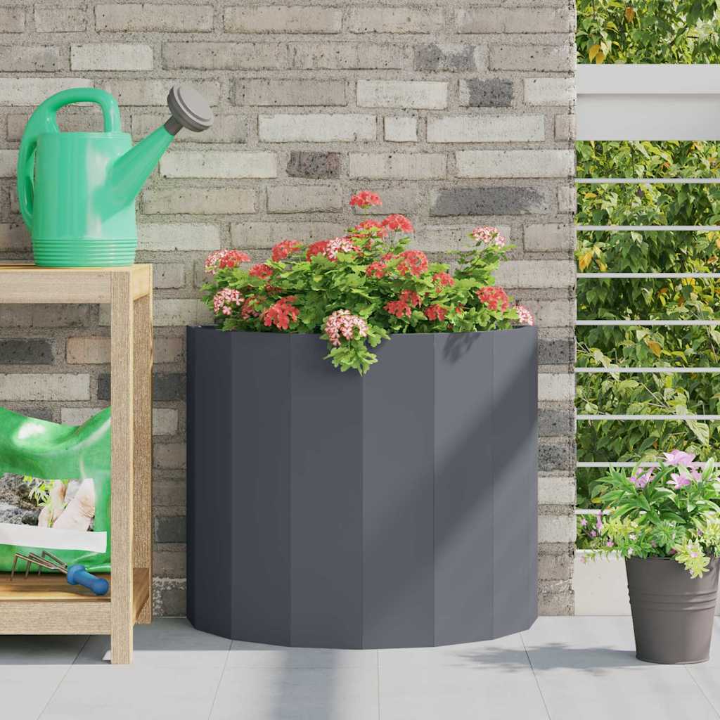 Plantekassed Antrasitt 60 x 30 x 50 cm Stål