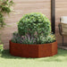 Plantekassed Rusten 120 x 120 x 35 cm Cortenstål