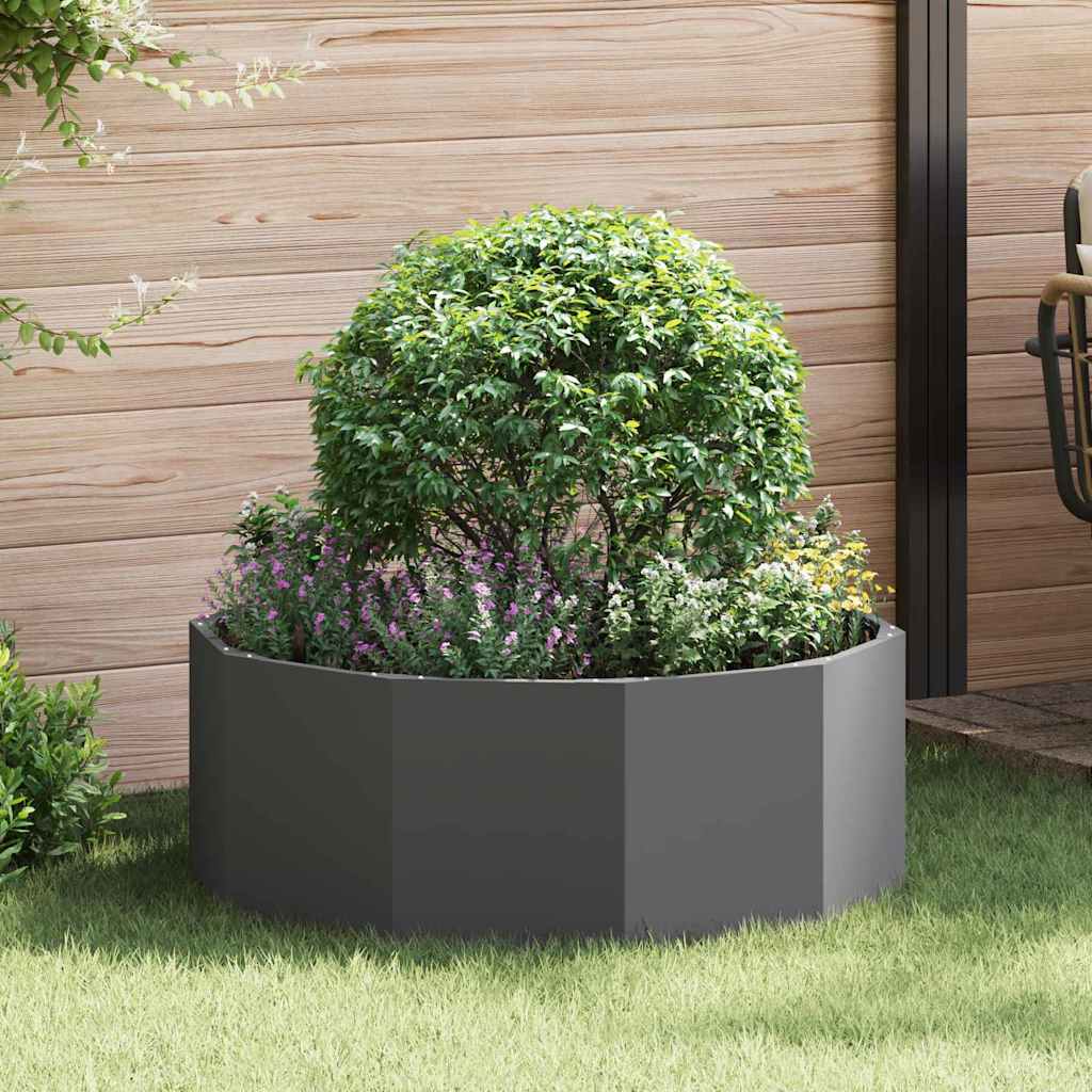 Plantekassed Svart 90 x 90 x 35 cm Stål