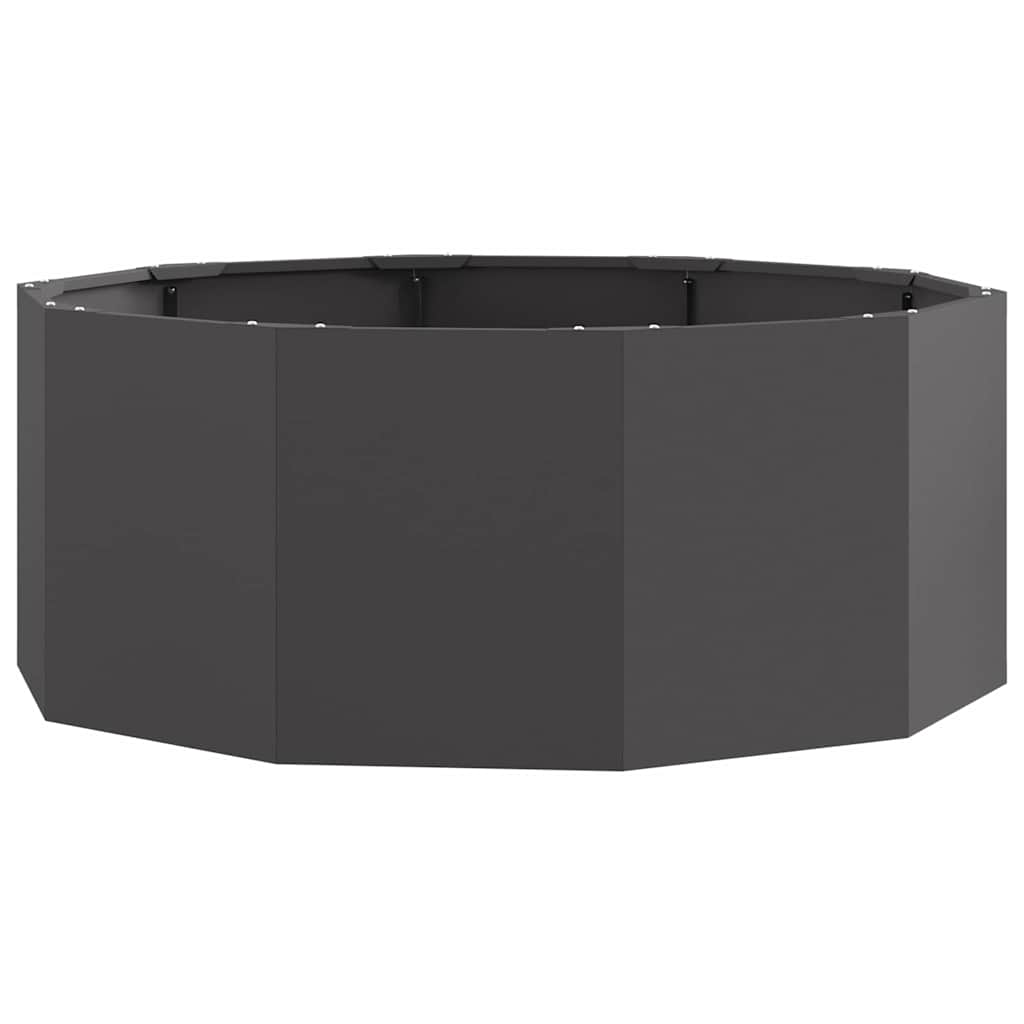 Plantekassed Svart 90 x 90 x 35 cm Stål
