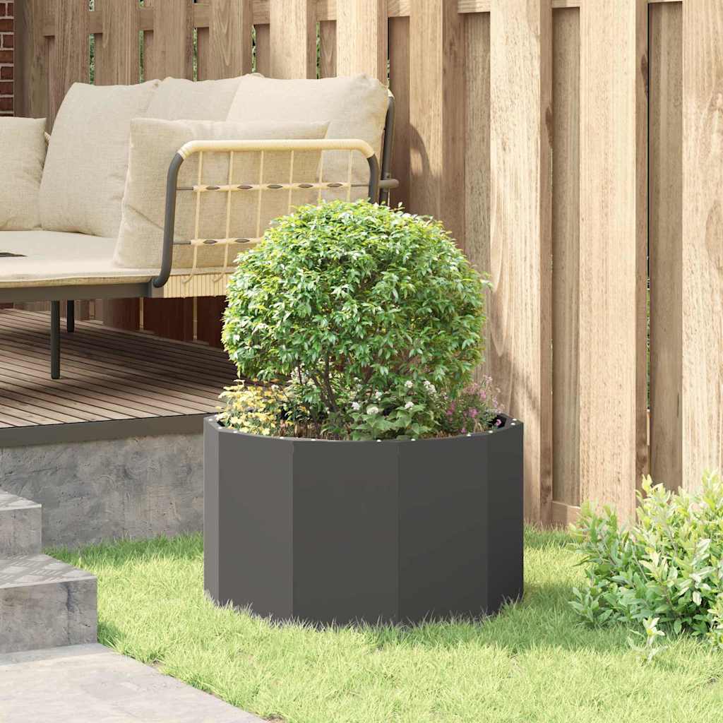 Plantekassed Svart 60 x 60 x 35 cm Stål