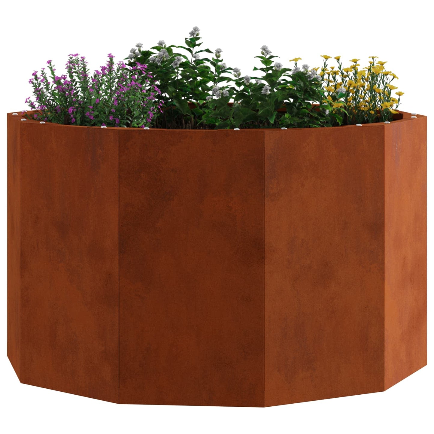Plantekassed Rusten 60 x 60 x 35 cm Cortenstål