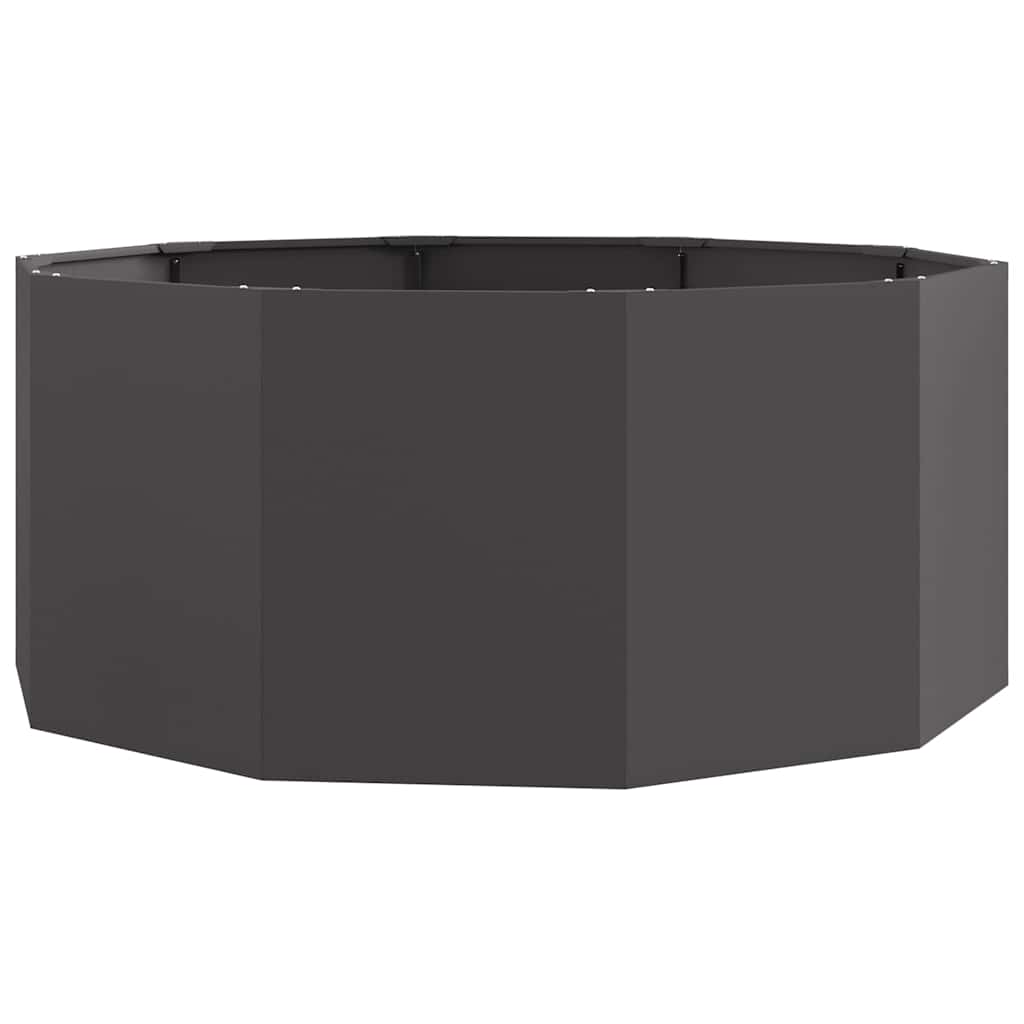 Plantekassed Svart 120 x 120 x 50 cm Stål