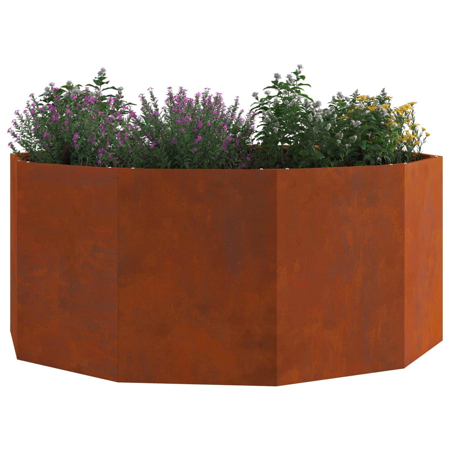 Plantekassed Rusten 120 x 120 x 50 cm Cortenstål