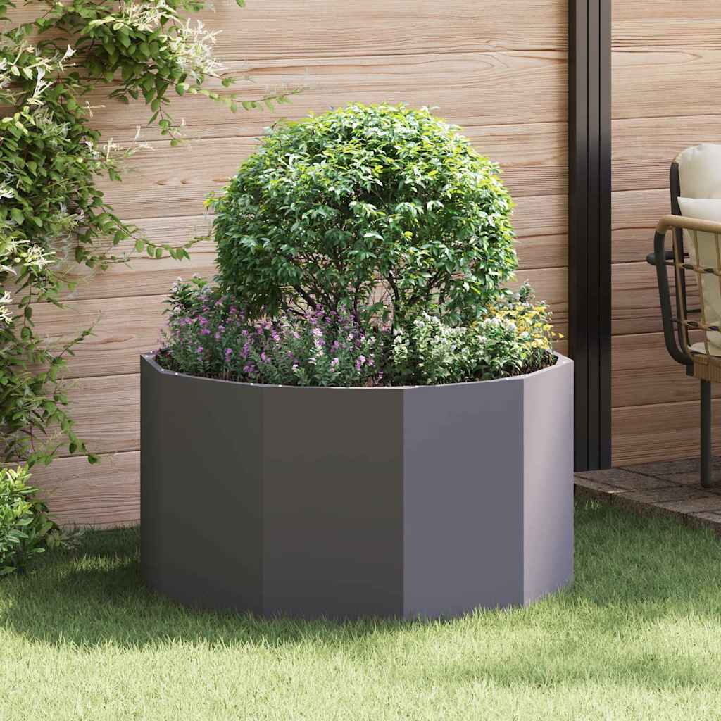 Plantekassed Svart 90 x 90 x 50 cm Stål
