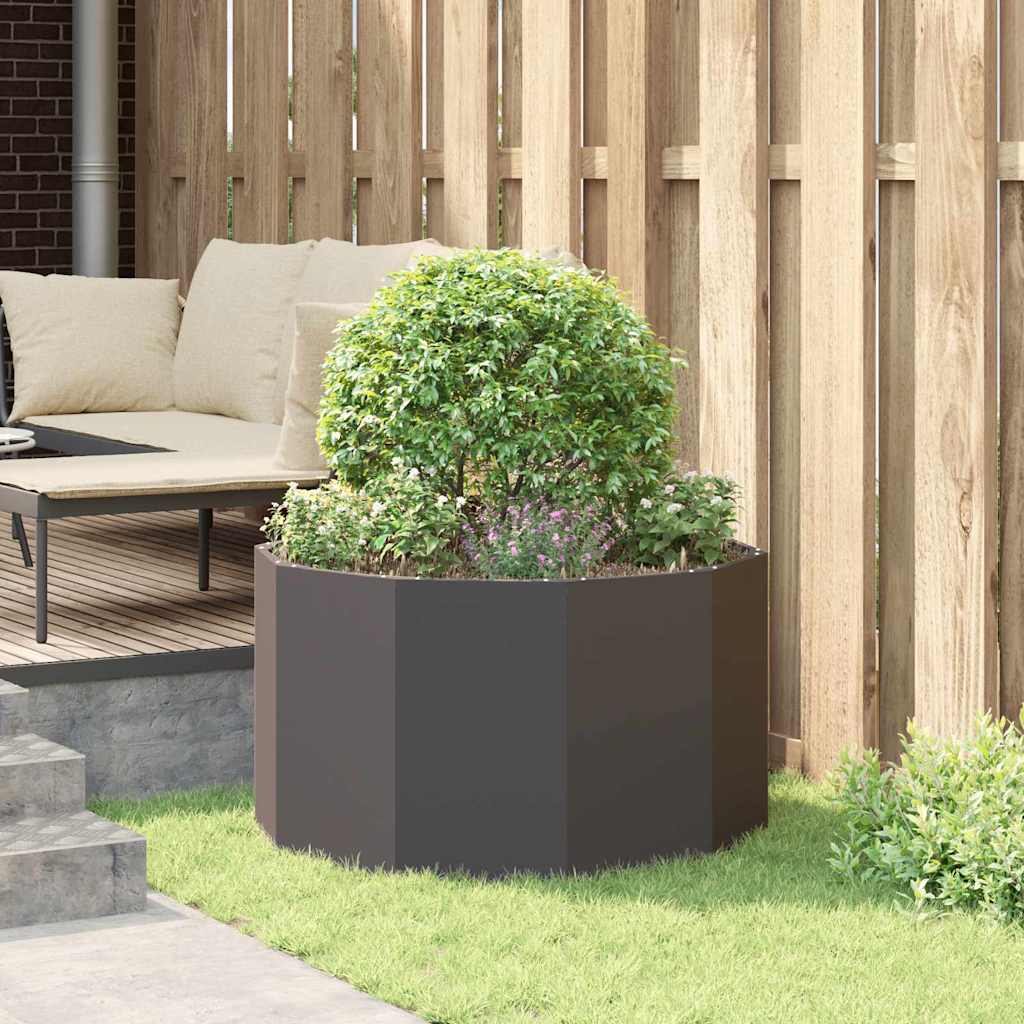 Plantekassed Svart 90 x 90 x 50 cm Stål