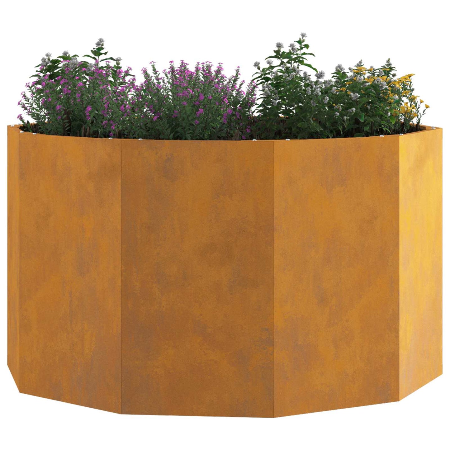 Plantekassed Rusten 90 x 90 x 50 cm Cortenstål