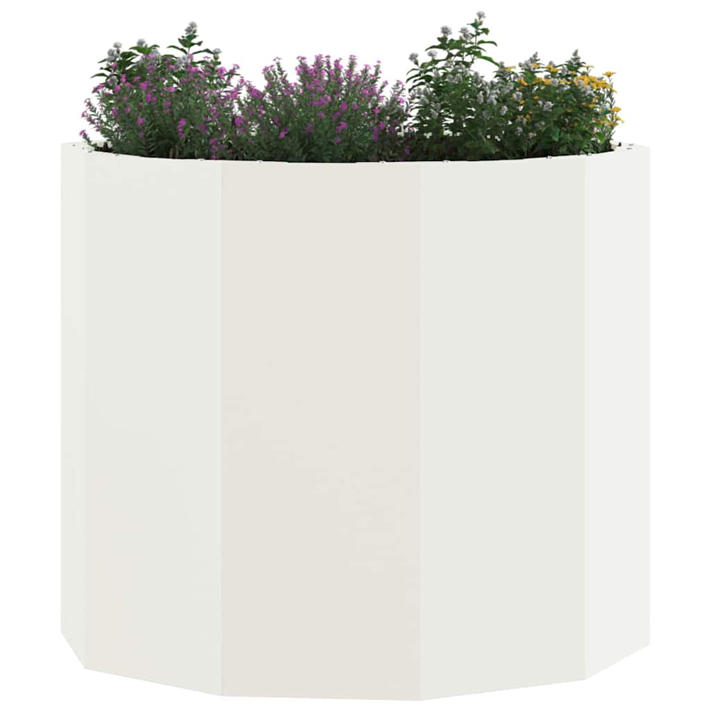 Plantekassed Hvit 60 x 60 x 50 cm Stål