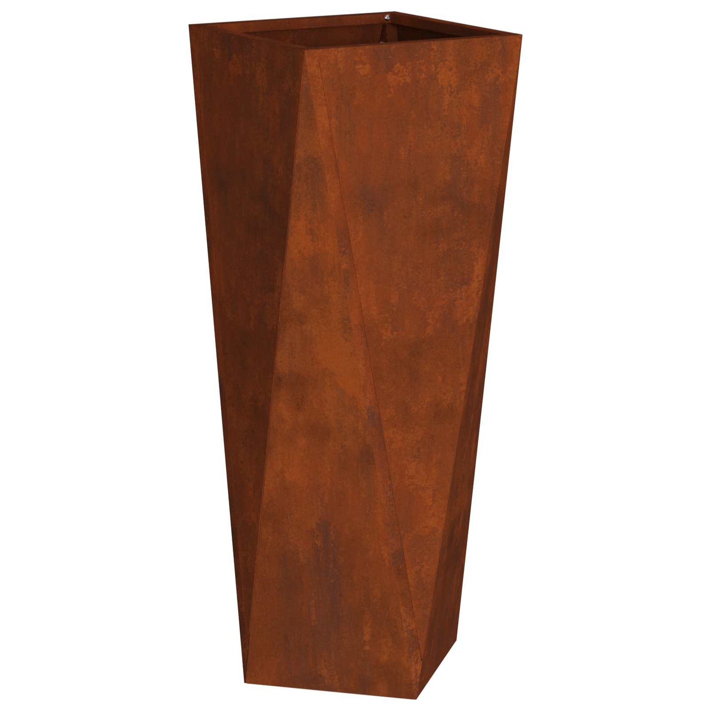 Plantekassed Rusten 30 x 30 x 75 cm Cortenstål