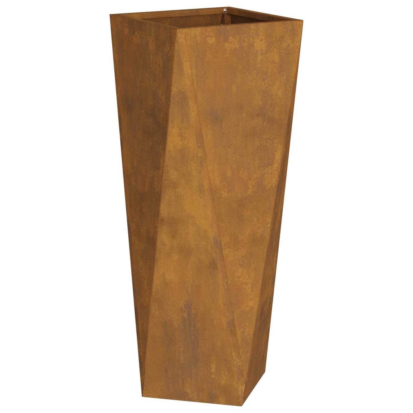 Plantekassed 2 pcs Rusten 30 x 30 x 75 cm Cortenstål