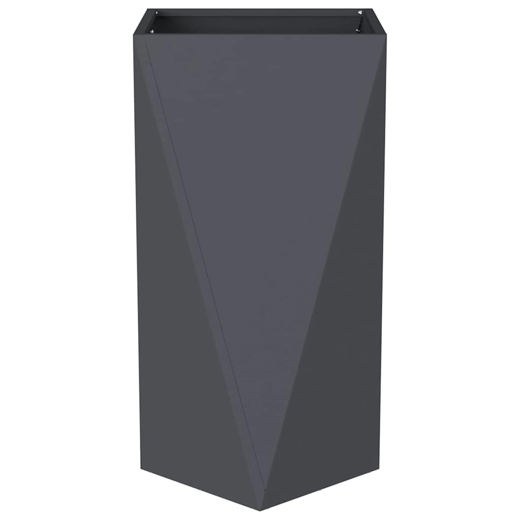 Plantekassed Antrasitt 40 x 40 x 75 cm Stål
