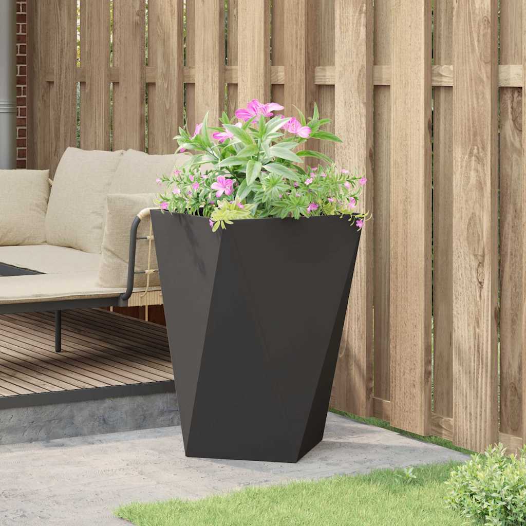 Plantekassed Svart 50 x 50 x 75 cm Stål