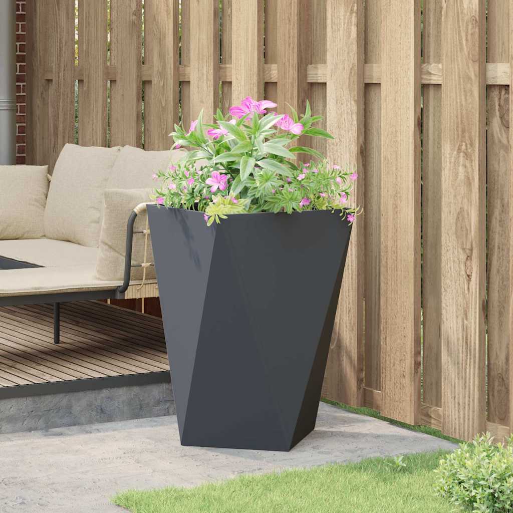 Plantekassed Antrasitt 50 x 50 x 75 cm Stål