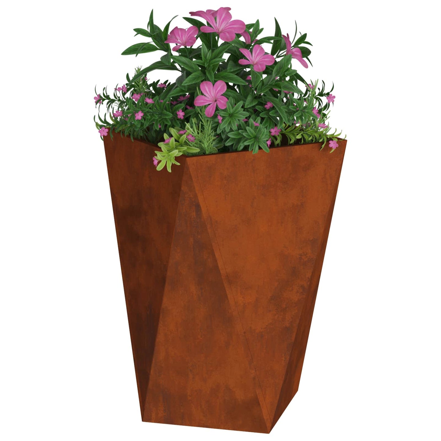 Plantekassed Rusten 50 x 50 x 75 cm Cortenstål
