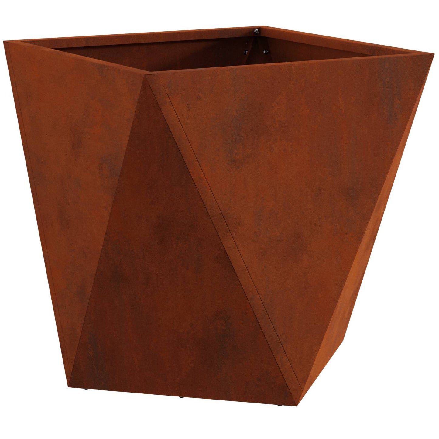 Plantekassed Rusten 40 x 40 x 40 cm Cortenstål