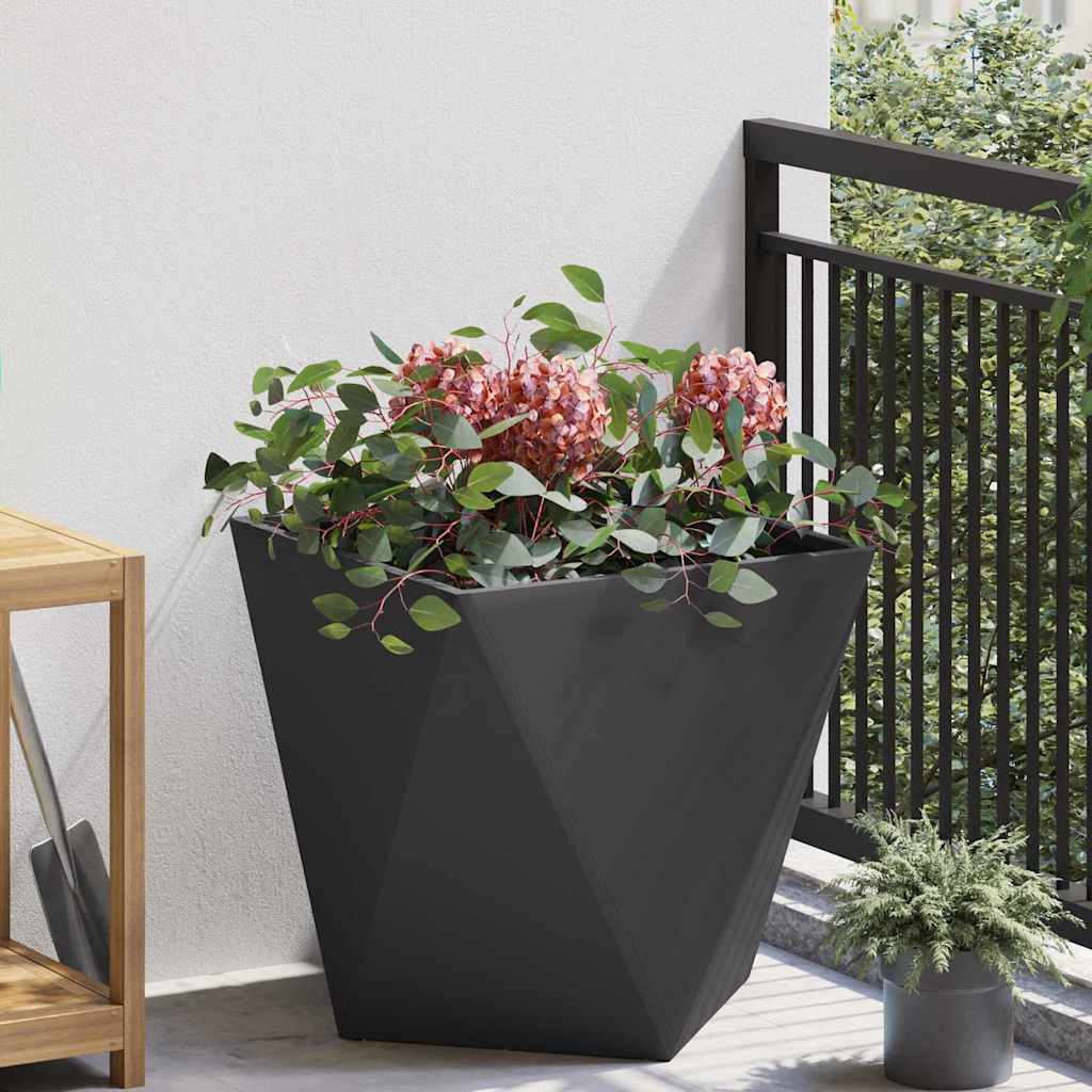 Plantekassed Svart 50 x 50 x 50 cm Stål