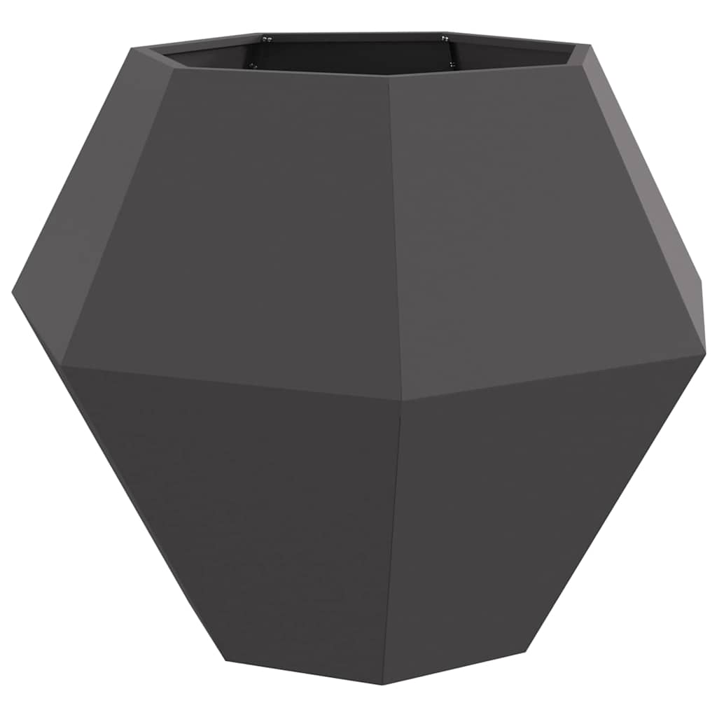 Plantekassed Svart 100 x 100 x 80 cm Stål