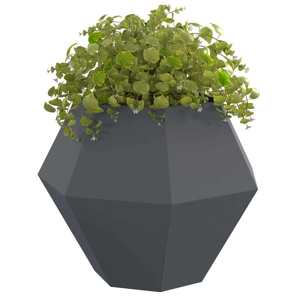 Plantekassed Antrasitt 100 x 100 x 80 cm Stål