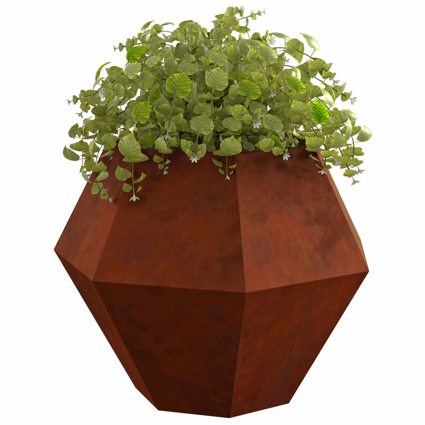Plantekassed Rusten 100 x 100 x 80 cm Cortenstål